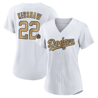 Authentic Clayton Kershaw Women's Los Angeles Dodgers 2022 All-Star Game Jersey - White