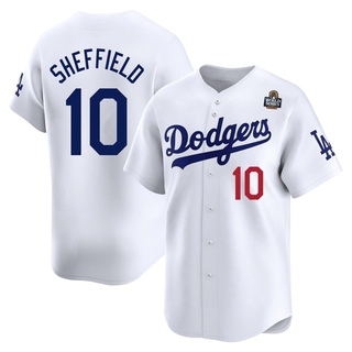 Limited Gary Sheffield Men's Los Angeles Dodgers Home 2024 World Series Jersey - White